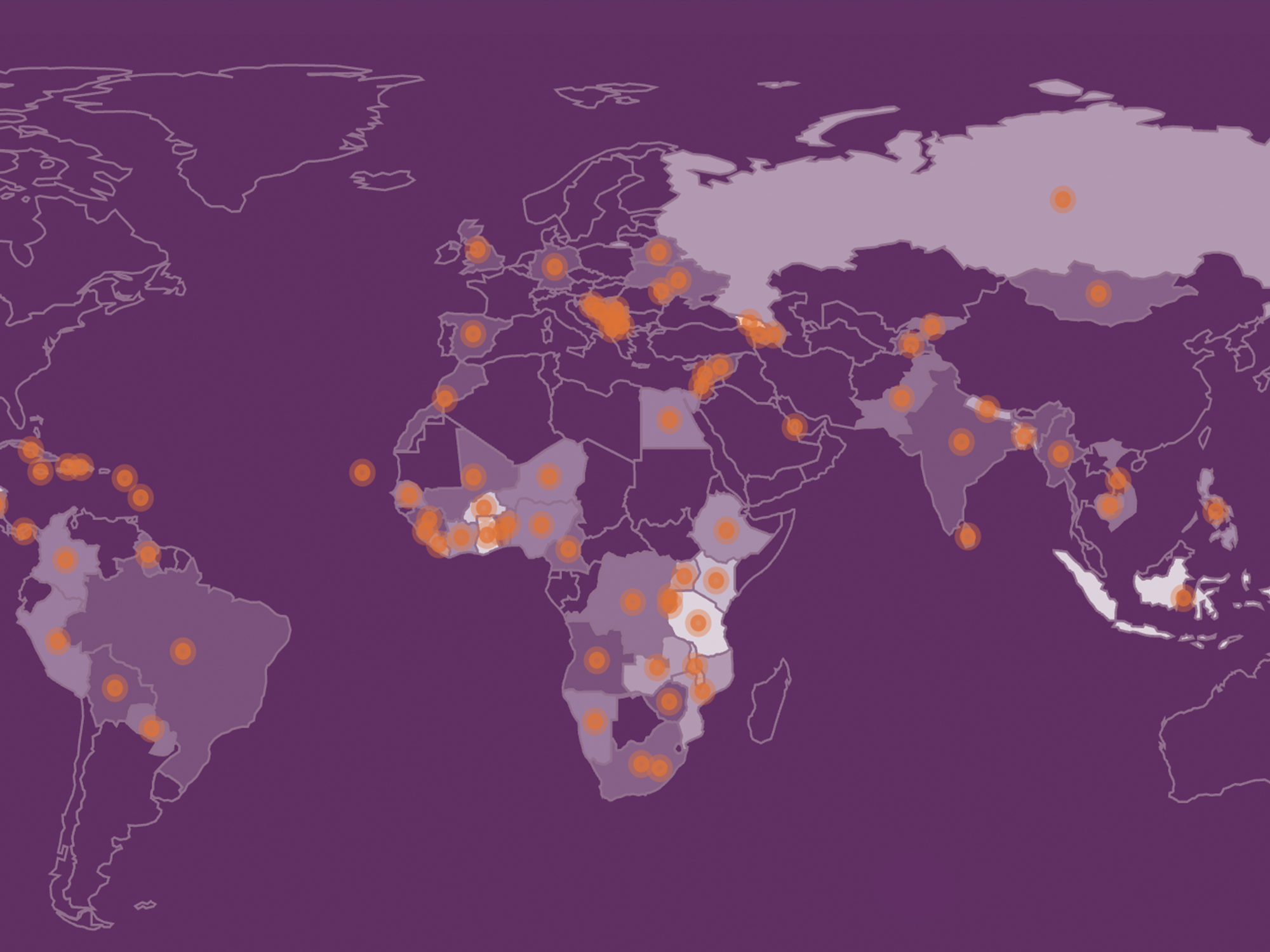 Map of the world